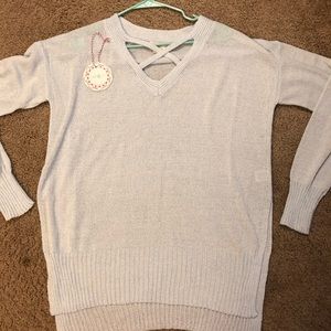 Umgee light blue sweater